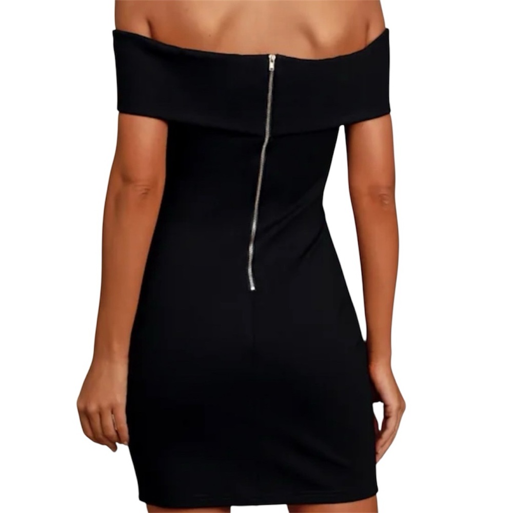 Lulus Dressed Off-the-shoulder Bodycon Dress - Size Large - Picture 4 of 8